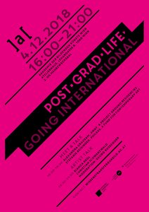 Post-Grad Life is a new information and discourse format to foster exchange between the academy and graduates. The first edition is about artists going abroad to receive international recognition. Organized by the Centre of Knowledge Transfer.