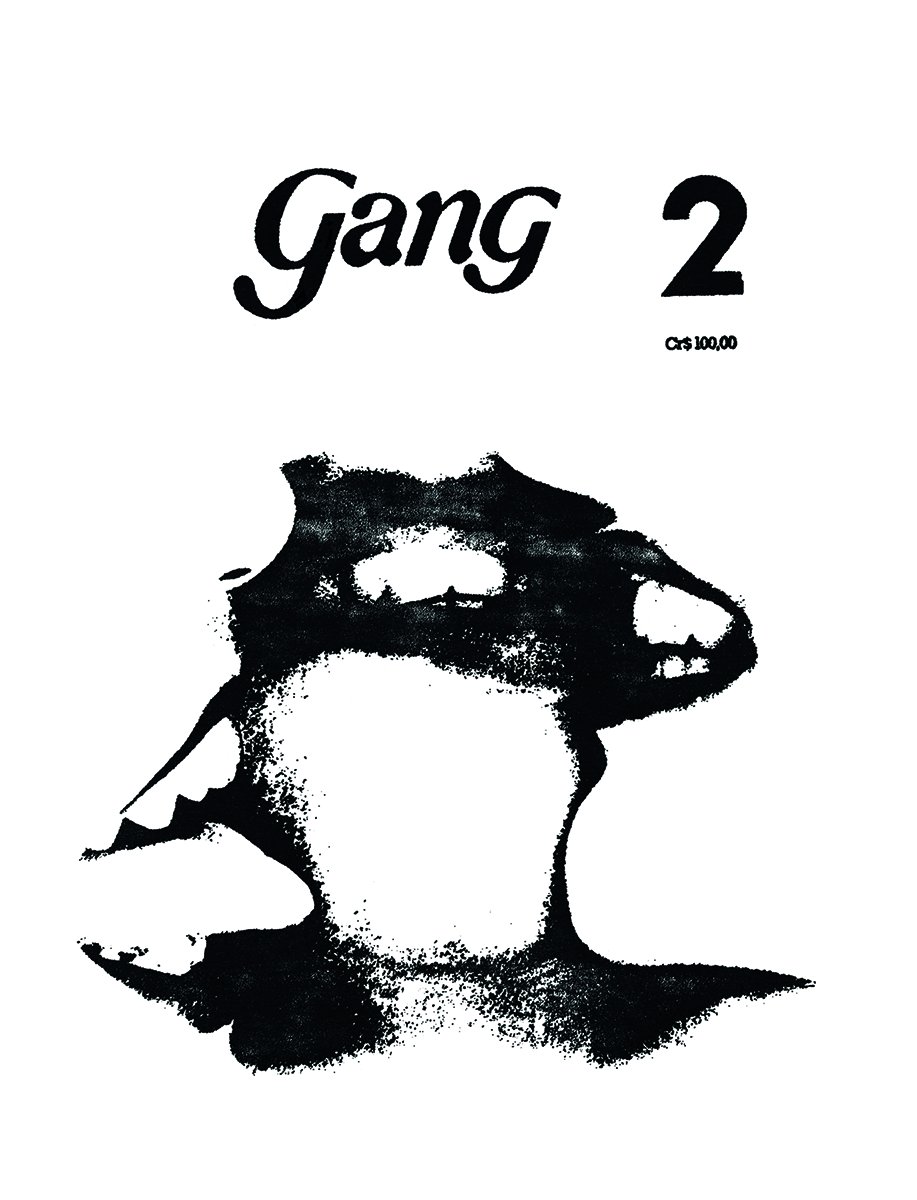 Photograph by Belisario Franca on the cover of Gang 2 zine, edited by Cairo Trindade e Eduardo Kac (Rio de Janeiro: Edições Gang, 1981). Courtesy of Eduardo Kac