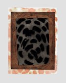 [em]Untitled[/em], 2025, stained paper and collagraph collage, 10"x14”