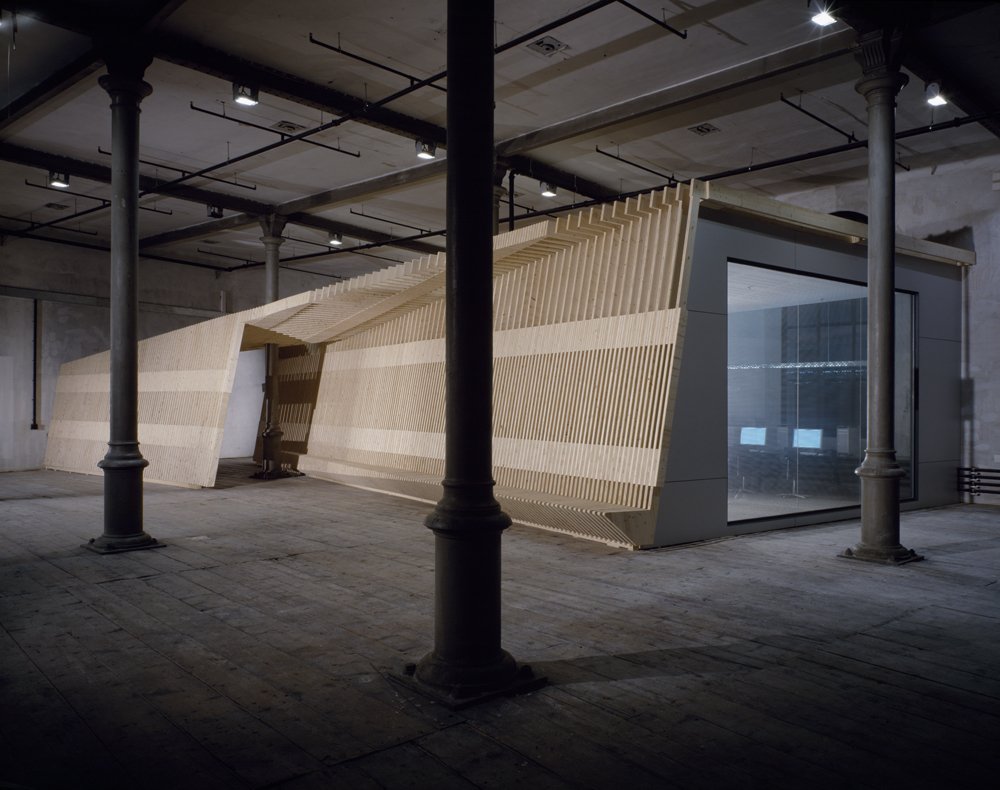 1 Exterior view of the pavilion in the studiobuilding