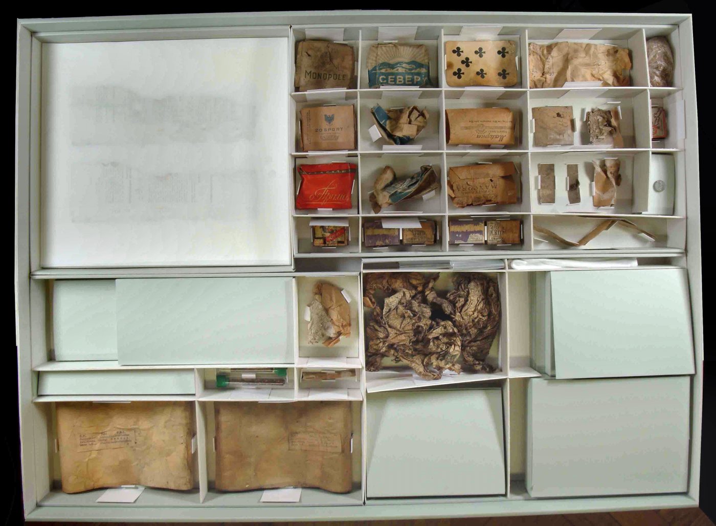 C2 Box with various material samples