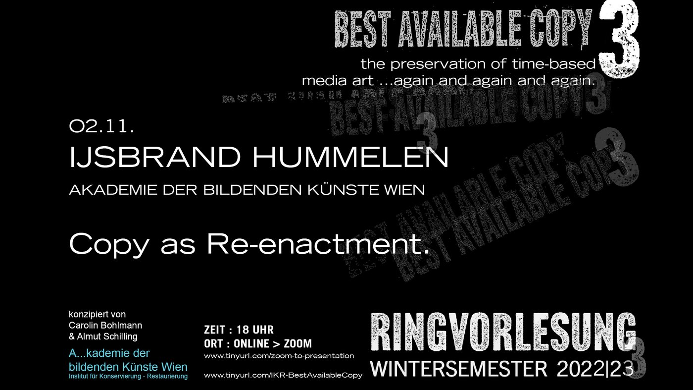 Plakat der Ringvorlesung mit weißem Text auf schwarzem Grund