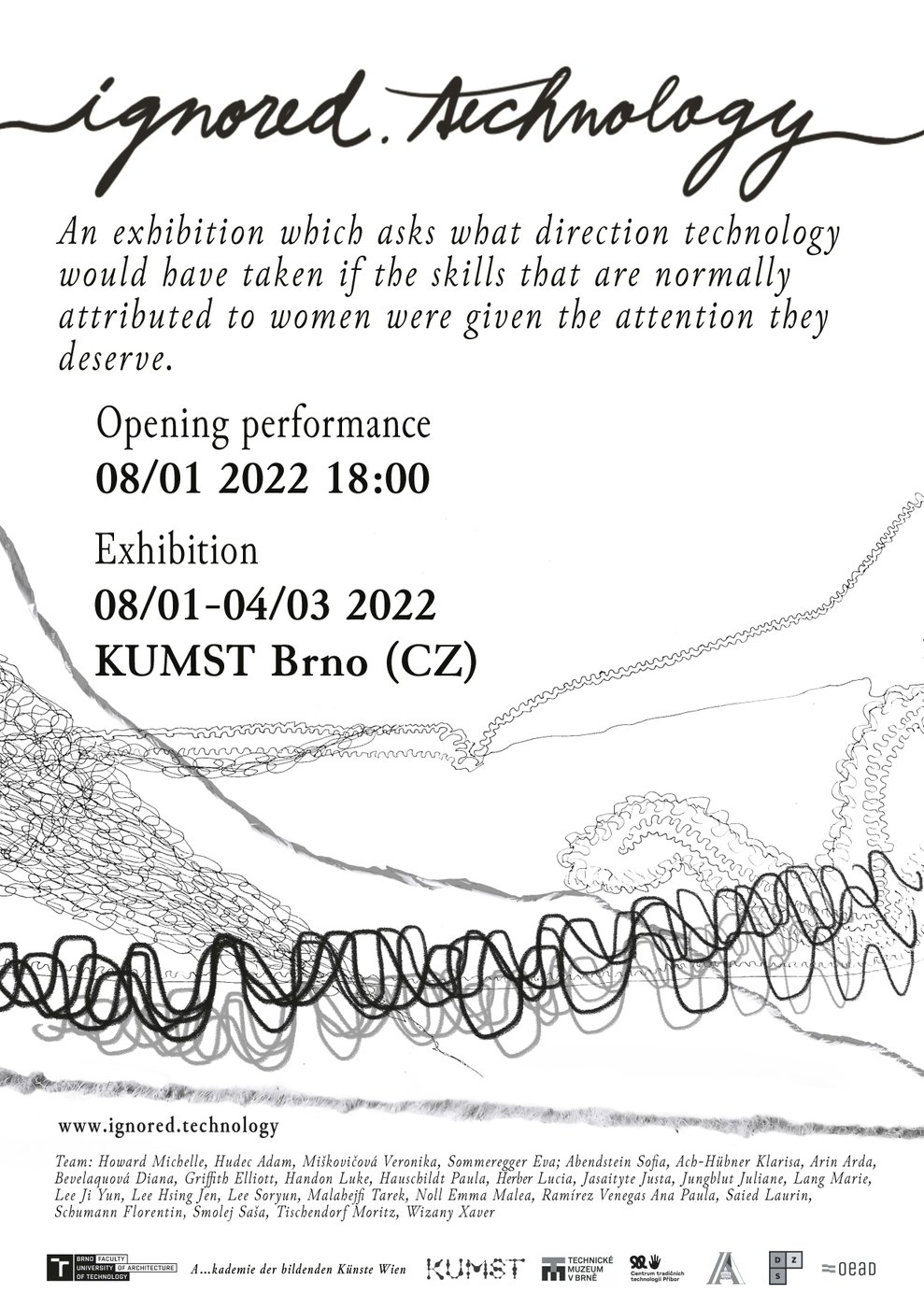 An exhibition by students at IKA together with master students from Brno.