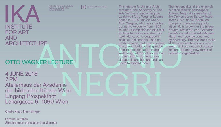 Otto Wagner Lecture