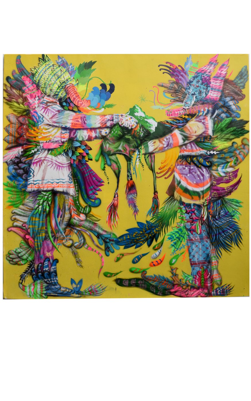 Stencil-basierte Street Art