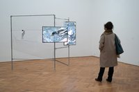 Ausstellungsansicht: In the Fold of the Sack, Foto: eSeL.at - Sarah Tasha