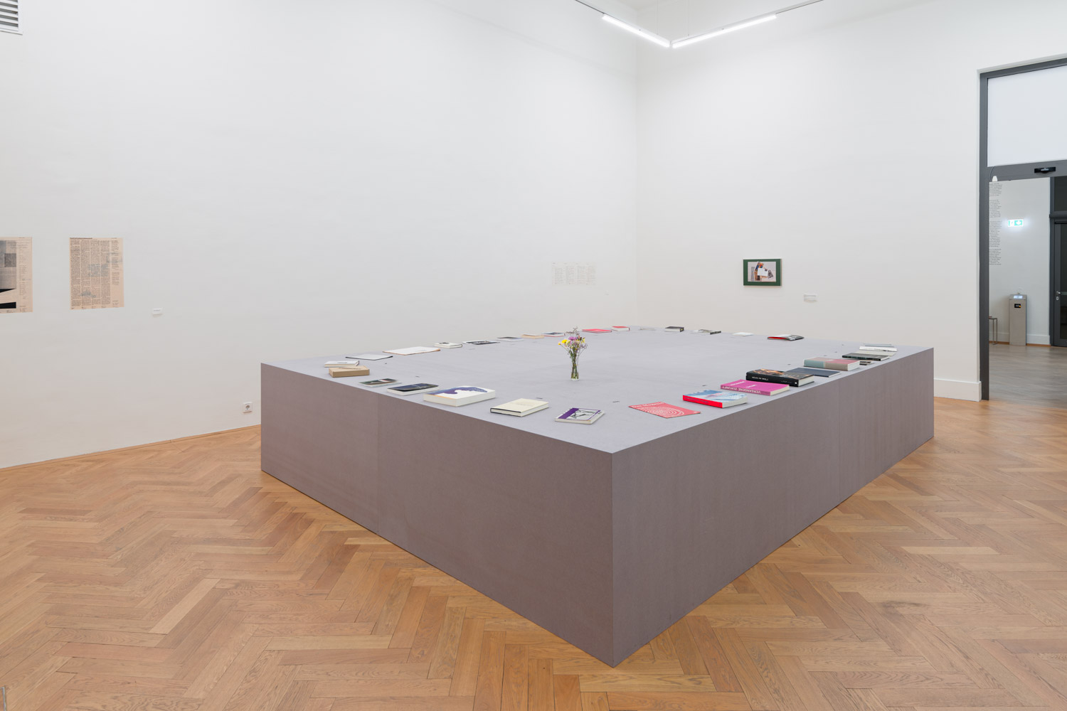 Ausstellungsansicht: Das Cathrin Pichler Archiv von RPU-Atraud-001 bis DAV-Plakate-029, Exhibit Galerie, 8.11.2024–2.2.2025 © Akademie der bildenden Künste Wien Foto: Peter Mochi