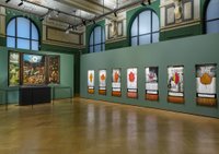 Ausstellungsansicht Gemäldegalerie, Die Sammlung betrachten & The Day You Were Thinking About the Sibyl While You Were Picking Autumn Leaves An Insert by Ana Torfs, Foto: Iris Ranzinger