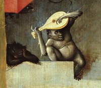BOSCH ON STAGE      Das Wiener Weltgericht von Hieronymus Bosch trifft auf zeitgenössisches Theater      Eine Koproduktion mit     Salon 5