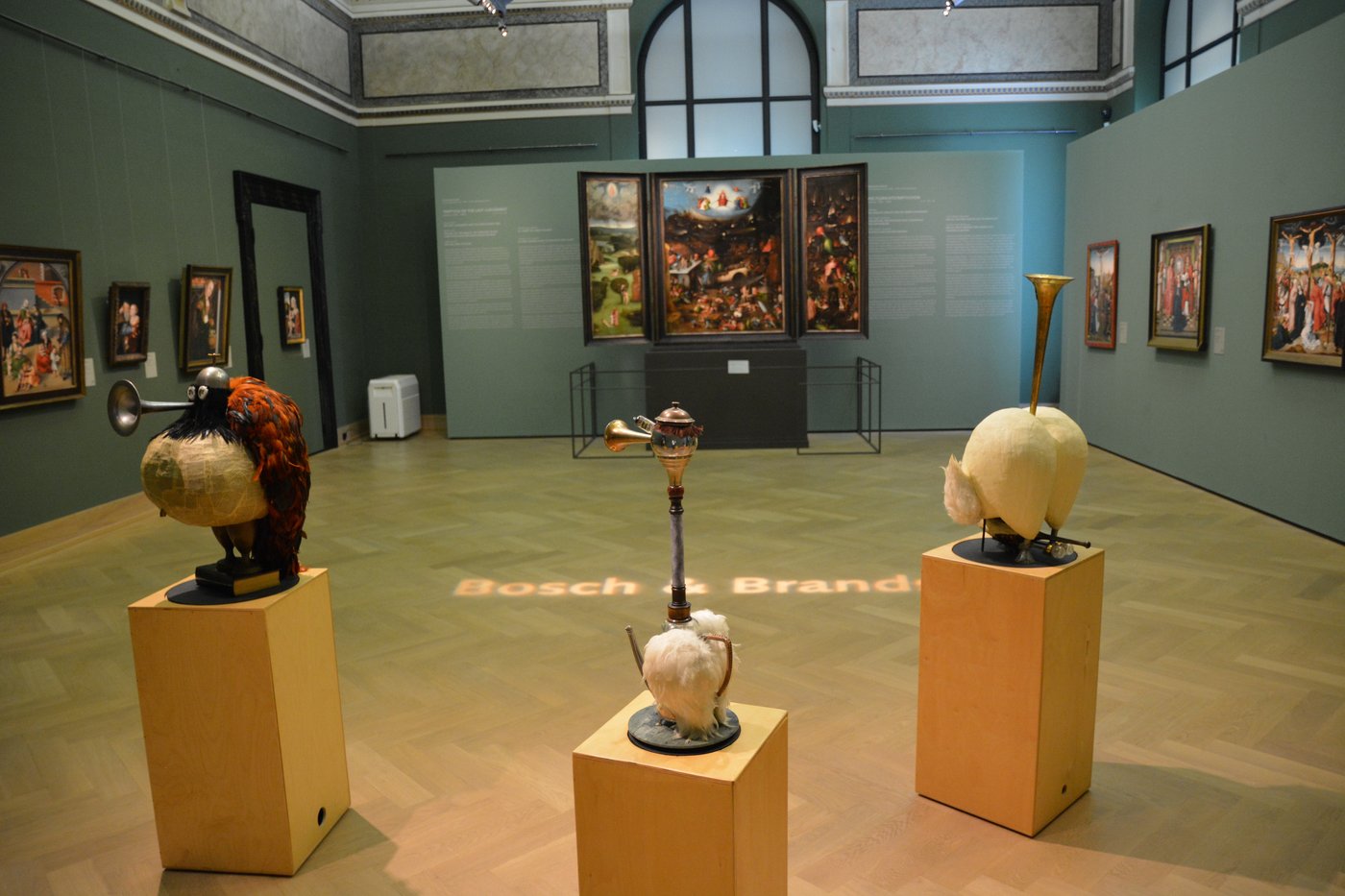 Das Weltgerichtstriptychon von Hieronymus Bosch und die Vögel von Sjon Brands      Führung zum Highlight der Gemäldegalerie und zur Ausstellungsreihe     Korrespondenzen