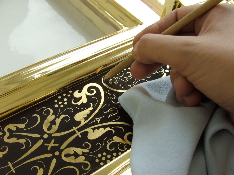 Workshop zum Kunsthandwerk des Vergoldens      Mit Vergoldermeisterin Veronika Laurer
