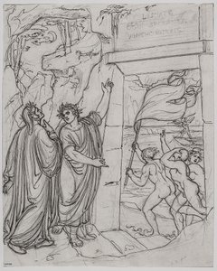 Joseph Anton Kochs Zeichnungen zu den Gesängen des Inferno aus Dantes
 
  Göttlicher Komödie.