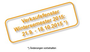 Das aktuelle Verkaufsfenster der u:book Aktion für das Wintersemester 2015|16 ist vom 21. September bis 18. Oktober 2015.