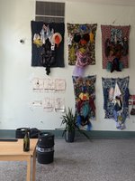 Studierendenarbeit mit Spuren der Eröffnung der Semester Works, Foto: BfÖ