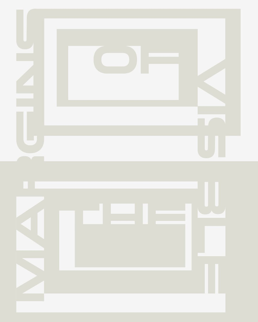 Poster [em]Margins of the Visible[/em], Akademie výtvarných umění, 2025