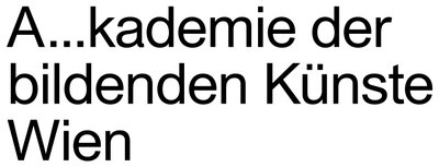 Logo Akademie der bildenden Künste Wien Logo Akademie der bildenden Künste Wien