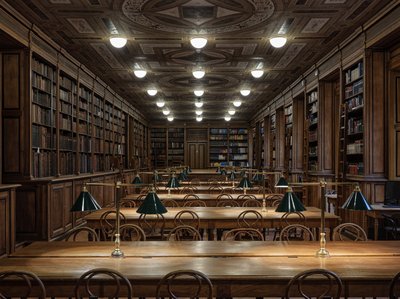 Bibliothek, Akademie der bildenden Künste Wien (c) Helmut Wimmer