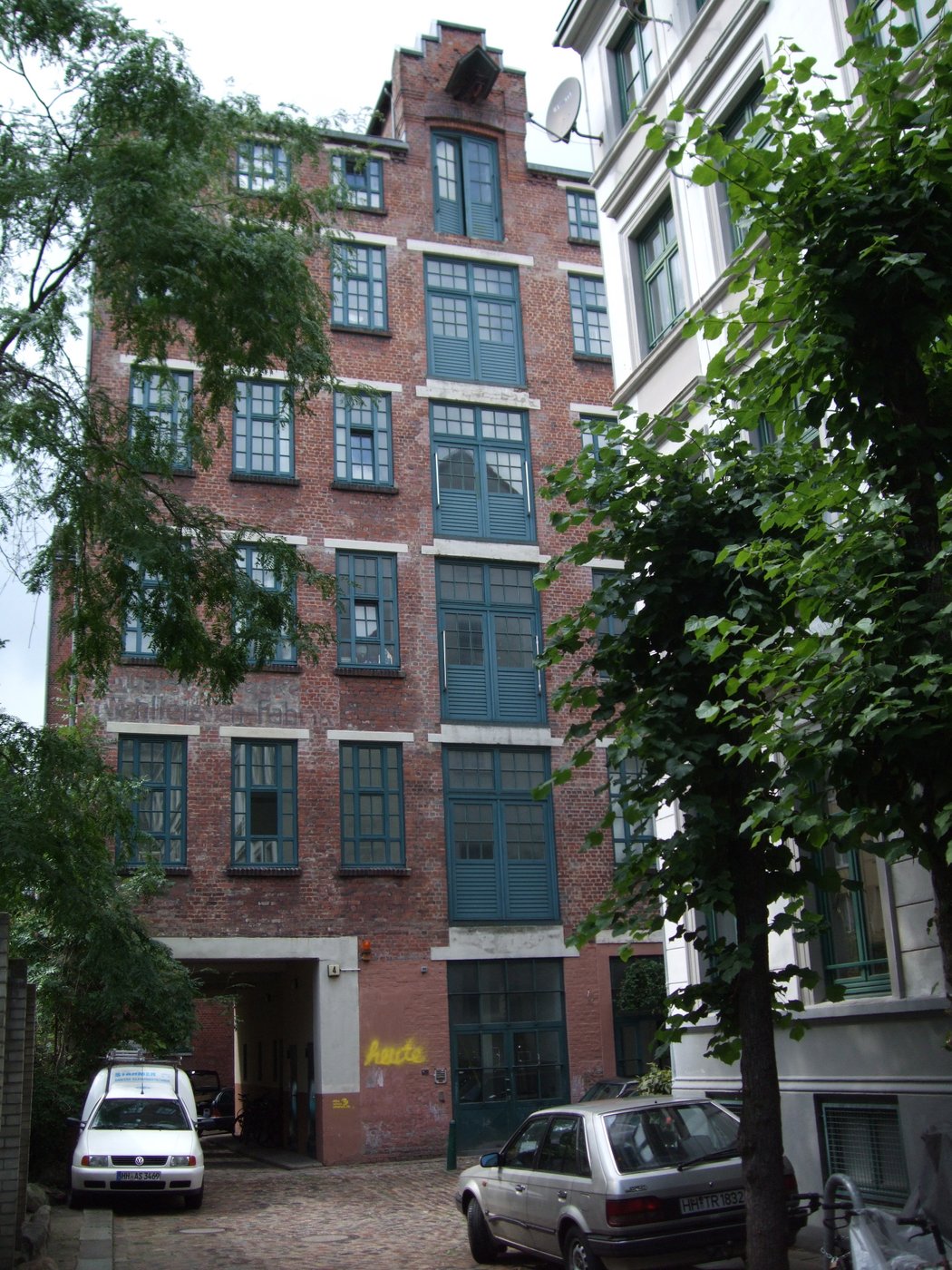 View of brick building
