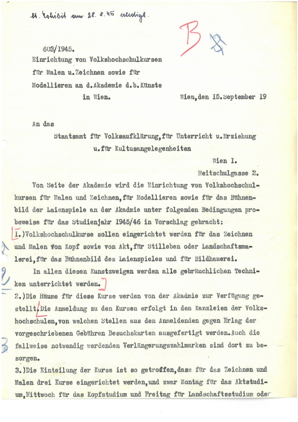 1 Schriftstück