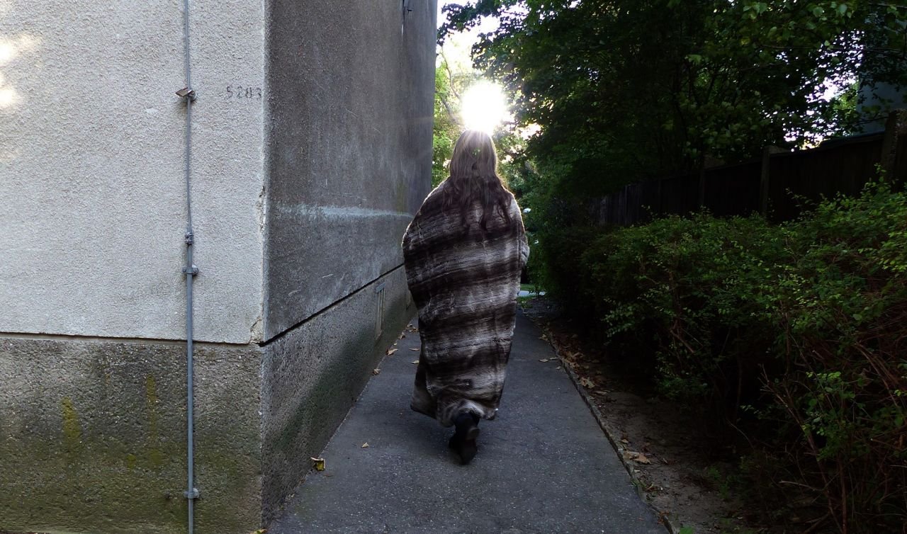 Fareu mit Decke von hinten