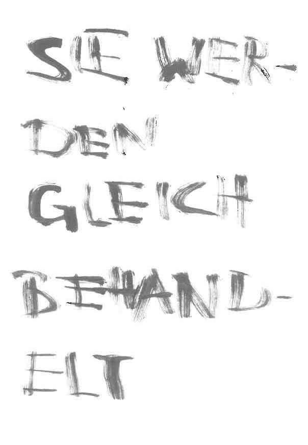 Schriftzug auf weißem Hintergrund