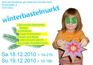Last Minute Geschenke; T-shirts, Karten, Accessoires, Design, Kunst, Punsch und fantastischer Krimskrams von jungen Künstler_innen.