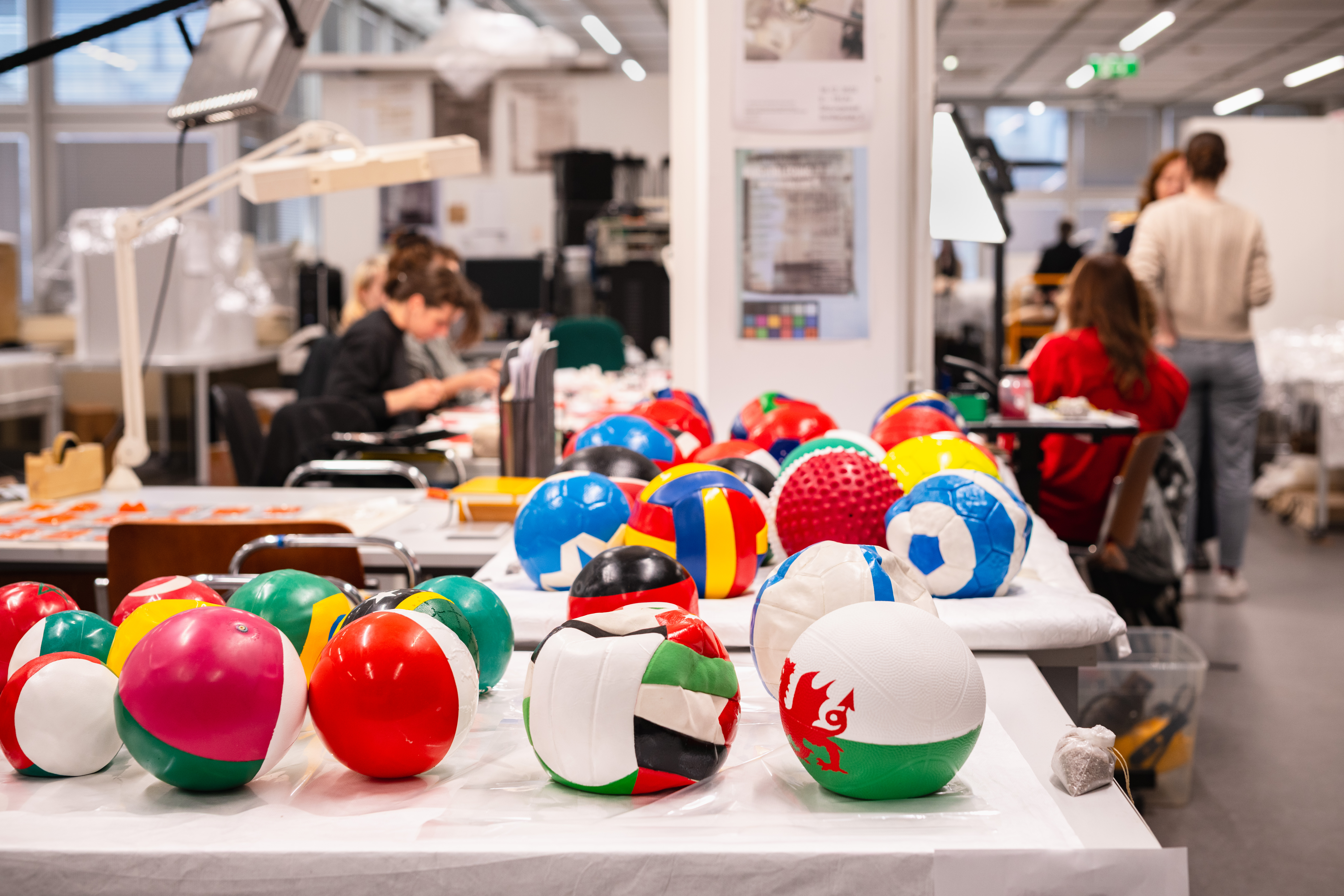 View of the Conservation and Restoration Studio for Modern and Contemporary Art. Photo © Robert Vanis