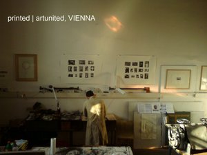 An exhibition of the Intaglio Printing at the Academy of Fine Arts Vienna with etchings from students, graduates and staff.