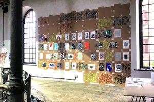 On view are works by Students of the Academy of Fine Arts Vienna at the Studiobuilding Lehargasse during Parallel Edition Art Fair 2021.
