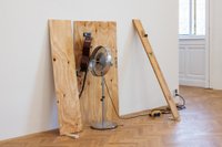 Exhibition view, In the Fold of the Sack, Exhibit Gallery, 2026. Photo: kunst-dokumentation.com