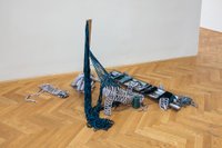Exhibition view, In the Fold of the Sack, Exhibit Gallery, 2026. Photo: kunst-dokumentation.com