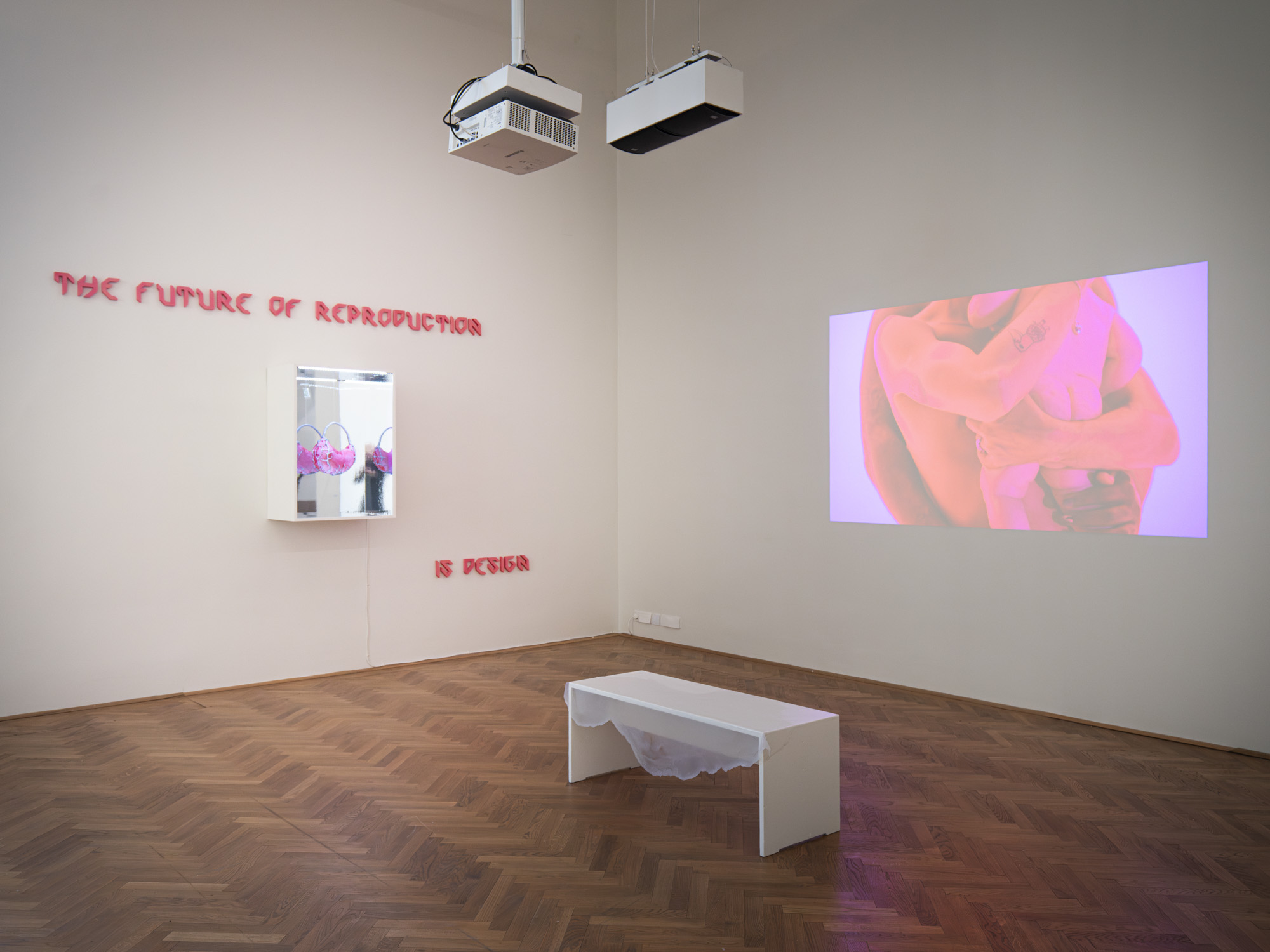 Installation view: SUCK MY CODE! Exhibit Galerie, 6.11.2025–8.2.2026 © Academy of Fine Arts Vienna, Photo: Vincent Entekhabi