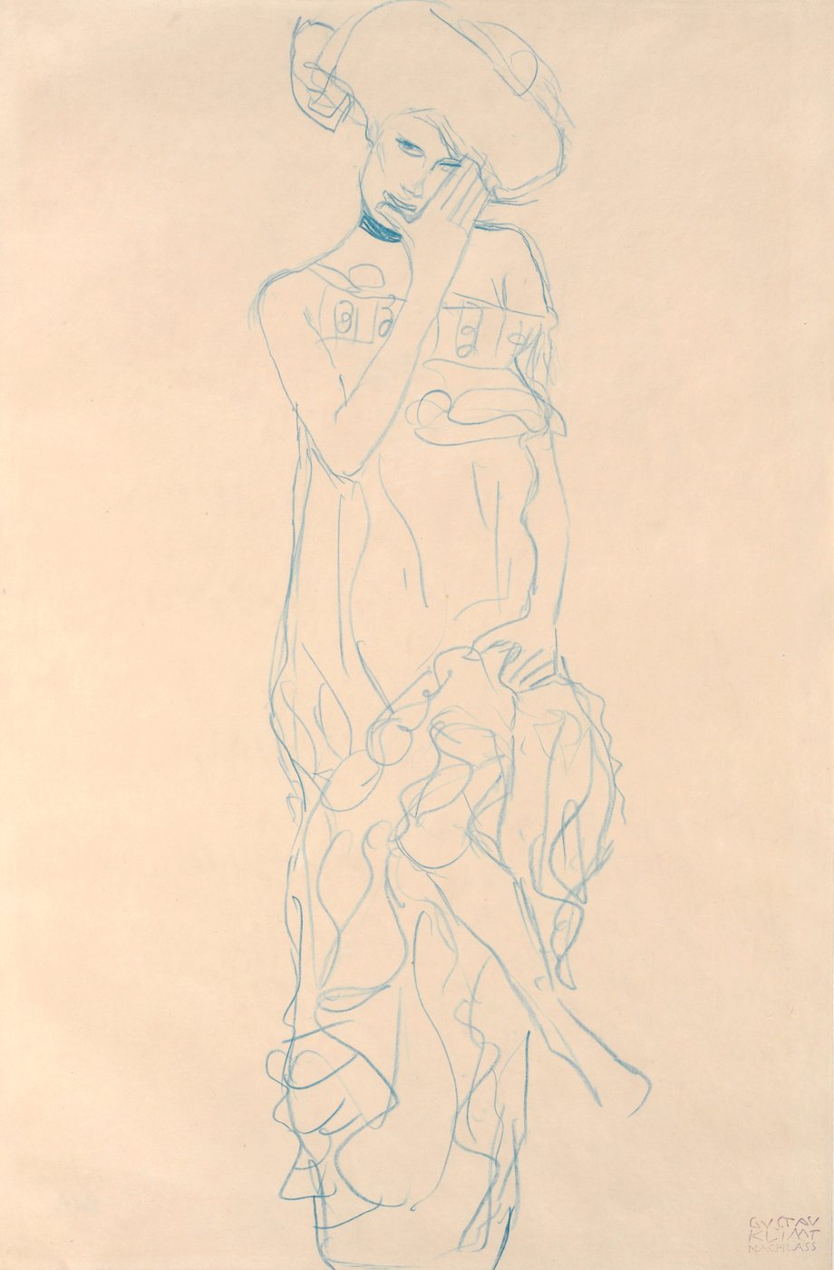drawing of a woman