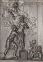 Franz Zächerle, Pygmalion Adoring his Statue, 1771 © Paintings Gallery of the Academy of Fine Arts Vienna