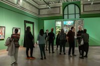 Considering the Collection & King Vulture An Insert by Willem de Rooij, 8.3.–20.8.2023, Exhibition view Paintings Gallery © Paintings Gallery of the Academy of Fine Arts Vienna, photo: Iris Ranzinger