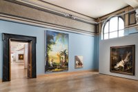 Considering the Collection & King Vulture An Insert by Willem de Rooij, 8.3.–20.8.2023 Exhibition view Paintings Gallery © Paintings Gallery of the Academy of Fine Arts Vienna, photo: Iris Ranzinger