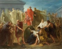 Heinrich Friedrich Füger, [em]The Death of Verginia[/em], c. 1789/1790 © Paintings Gallery of the Academy of Fine Arts Vienna