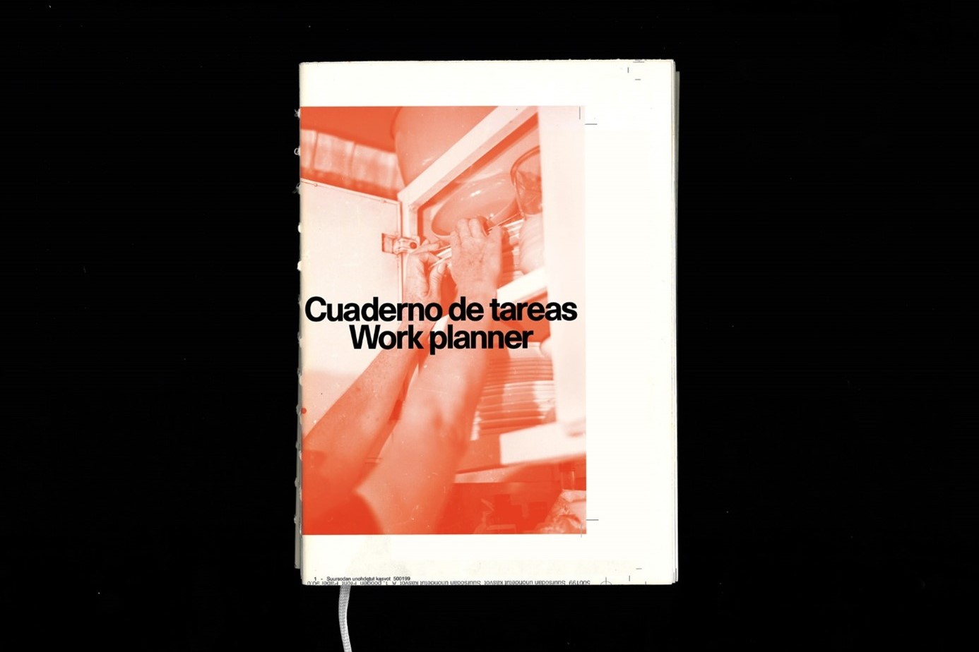Cuaderno de tareas / Work planner, andrea ancira, Nina Hoechtl, Ana Victoria Jiménez, Mark Pezinger Books 2025, Foto: Astrid Seme