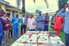 Abschlusspräsentation der Workshop-Arbeiten. Bild: Département Cinéma et Audiovisuel, IBA - Université de Douala à Nkongsamba