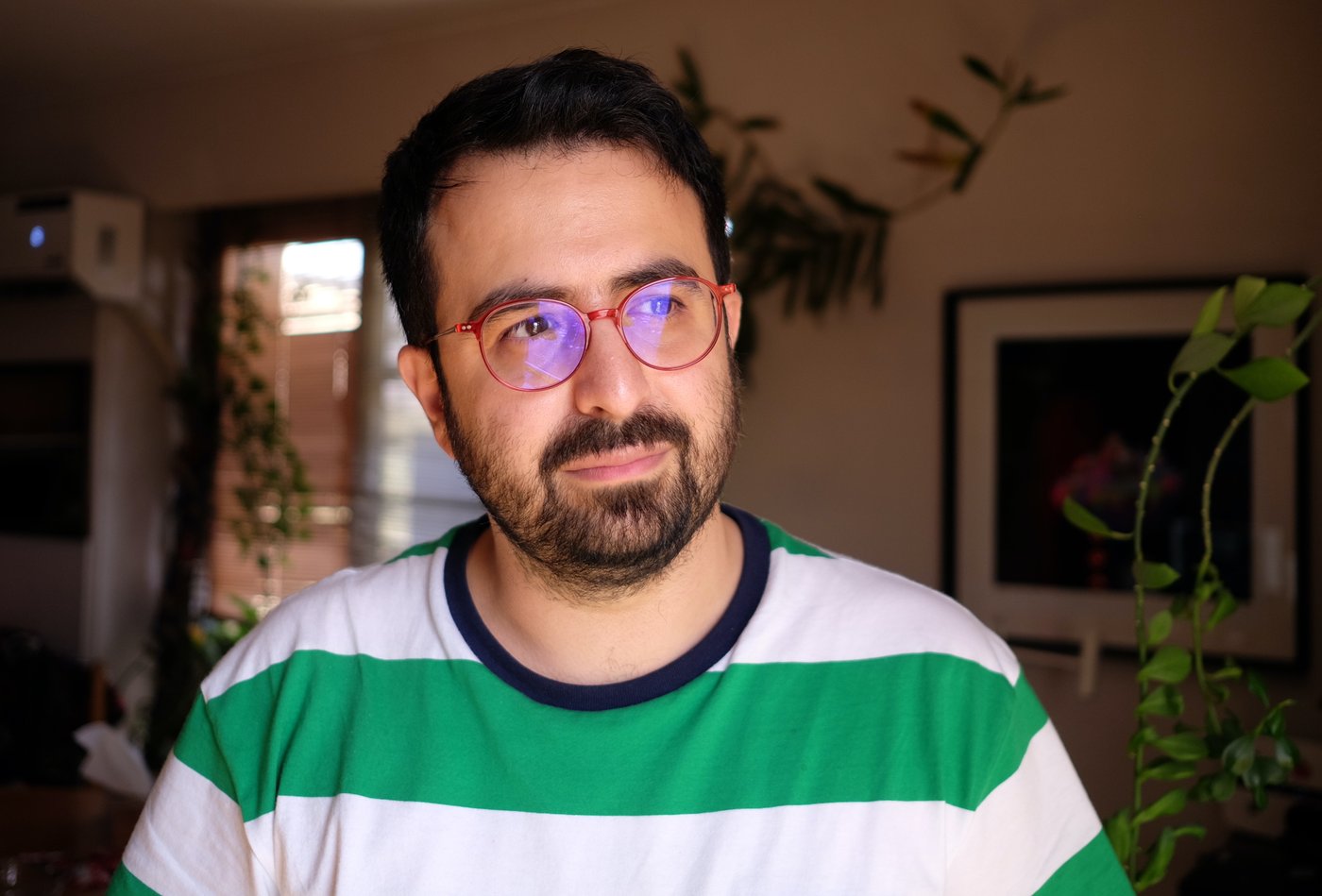 A portrait photo of Taha Ghanimi Fard.