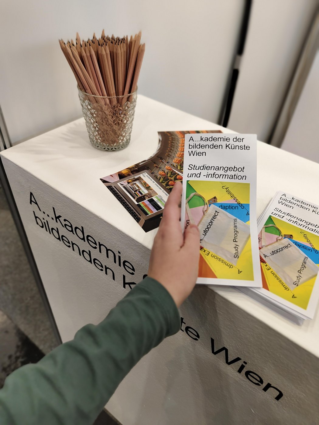 Flyer and Pencils of the Academy