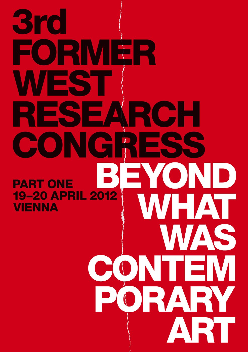 The Congress is organized by BAK, basis voor actuele kunst in cooperation with Secession, Vienna and the Academy of Fine Arts.
 
 The Congress is in English. Admission is free, however, due to limited seating registration is recommended.