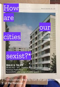 Guided tour together with Carla Schwaderer - Feminist Publicness - Accessibility and usage of public space.


 
  Event within the Frame of
  
  
 
 
  
   
    100 years of Admitting Women to Study at the Academy of Fine Arts Vienna